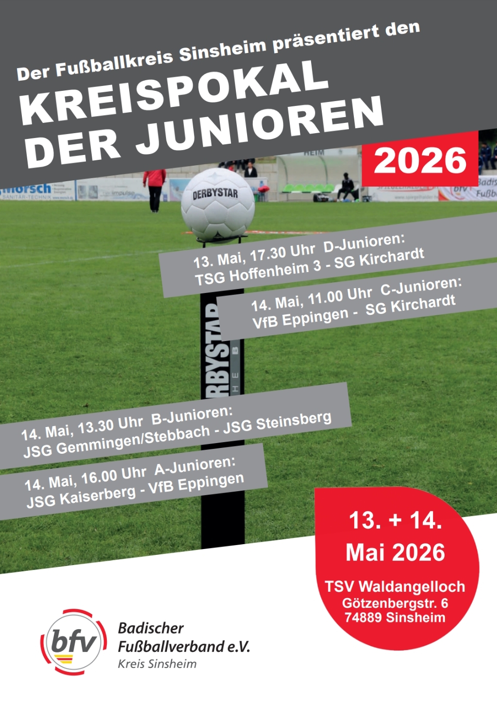 D3-Junioren und A-Junioren im Pokalfinale